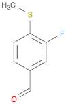 Benzaldehyde, 3-fluoro-4-(methylthio)-