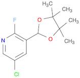 5-Chloro-2-fluoro-3-(4,4,5,5-tetramethyl-1,3-dioxolan-2-yl)pyridine