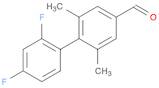 2',4'-Difluoro-2,6-dimethyl-[1,1'-biphenyl]-4-carbaldehyde