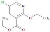 3-Pyridinecarboxylic acid, 5-chloro-2-ethoxy-, ethyl ester