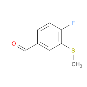 4-Fluoro-3-(methylsulfanyl)benzaldehyde