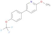 2-Methoxy-5-(4-(trifluoromethoxy)phenyl)pyridine