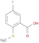 5-Fluoro-2-(methylthio)benzoic acid