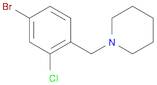 1-(4-Bromo-2-chlorophenyl)methyl piperidine