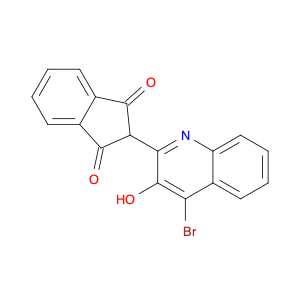 1H-Indene-1,3(2H)-dione, 2-(4-bromo-3-hydroxy-2-quinolinyl)-