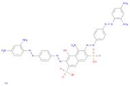 2,7-Naphthalenedisulfonic acid,4-amino-3,6-bis[[4-[(2,4-diaminophenyl)azo]phenyl]azo]-5-hydroxy-,d…