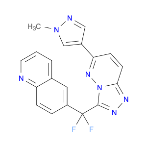 6-[Difluoro[6-(1-methyl-1H-pyrazol-4-yl)-1,2,4-triazolo[4,3-b]pyridazin-3-yl]methyl]quinoline