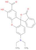 Spiro[isobenzofuran-1(3H),9'-[9H]xanthene]-2'-carboxylic acid,6'-(diethylamino)-3'-hydroxy-3-oxo-