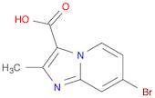 7-Bromo-2-methylimidazo[1,2-a]-pyridine-3-carboxylic acid