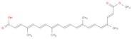 2,4,6,8,10,12,14,16,18-Eicosanonaenedioic acid,4,8,13,17-tetramethyl-, monomethyl ester,(2E,4Z,6E,…