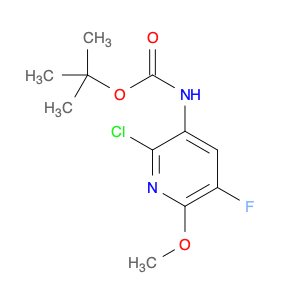 tert-Butyl (2-chloro-5-fluoro-6-methoxypyridin-3-yl)carbamate