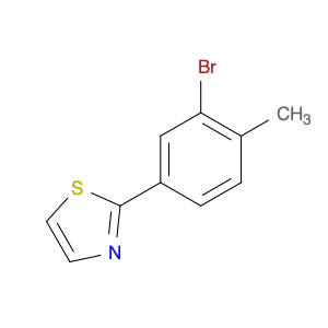 2-(3-bromo-4-methylphenyl)-1,3-thiazole