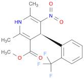 3-Pyridinecarboxylic acid,1,4-dihydro-2,6-dimethyl-5-nitro-4-[2-(trifluoromethyl)phenyl]-, methy...