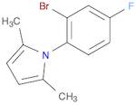 1-(2-Bromo-4-fluorophenyl)-2,5-dimethylpyrrole