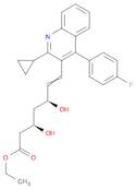 6-Heptenoic acid,7-[2-cyclopropyl-4-(4-fluorophenyl)-3-quinolinyl]-3,5-dihydroxy-, ethylester, (...