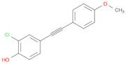 Phenol, 2-chloro-4-[2-(4-methoxyphenyl)ethynyl]-