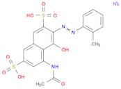 2,7-Naphthalenedisulfonic acid,5-(acetylamino)-4-hydroxy-3-[(2-methylphenyl)azo]-, disodium salt