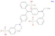 Benzenemethanaminium,N-ethyl-N-[4-[[4-[ethyl[(3-sulfophenyl)methyl]amino]phenyl](2-sulfophenyl)m...