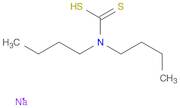 Carbamodithioic acid, dibutyl-, sodium salt