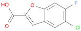 5-chloro-6-fluoro-1-benzofuran-2-carboxylic acid