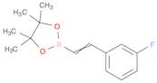 (E)-2-(3-FLUOROSTYRYL)-4,4,5,5-TETRAMETHYL-1,3,2-DIOXABOROLANE