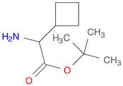 α-AMINO-CYCLOBUTANEACETIC ACID TERT-BUTYL ESTER