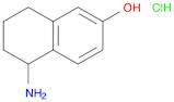 5-AMINO-5,6,7,8-TETRAHYDRONAPHTHALEN-2-OL HYDROCHLORIDE