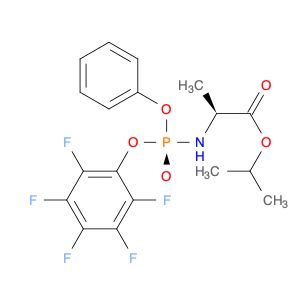 (S)-isopropyl 2-(((R)-(perfluorophenoxy)(phenoxy)phosphoryl)amino)propanoate