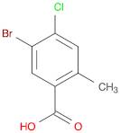 5-BROMO-4-CHLORO-2-METHYLBENZOIC ACID