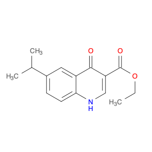 3-Quinolinecarboxylic acid, 4-hydroxy-6-(1-methylethyl)-, ethyl ester