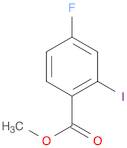 methyl 2-iodo-4-fluorobenzoate