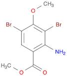 methyl 2-amino-3,5-dibromo-4-methoxybenzoate