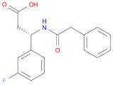 (S)-3-(3-Fluoro-phenyl)-3-phenylacetylamino-propionic acid