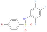 4-bromo-N-(2,4,5-trifluorophenyl)benzenesulfonamide