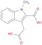 1H-Indole-3-acetic acid, 2-carboxy-1-methyl-