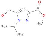 1H-Pyrazole-3-carboxylic acid, 5-formyl-1-(1-methylethyl)-, methyl ester