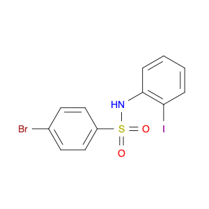 4-bromo-N-(2-iodophenyl)benzenesulfonamide