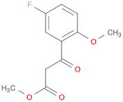 methyl 3-(5-fluoro-2-methoxyphenyl)-3-oxopropanoate