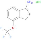 2,3-DIHYDRO-4-(TRIFLUOROMETHOXY)-1H-INDEN-1-AMINE hydrochloride