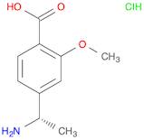 4-((1S)-1-AMINOETHYL)-2-METHOXYBENZOIC ACID HYDROCHLORIDE