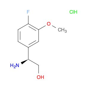 (S)-2-AMINO-2-(4-FLUORO-3-METHOXYPHENYL)ETHAN-1-OL HCL