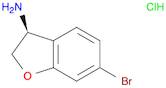 3-Benzofuranamine, 6-bromo-2,3-dihydro-, hydrochloride (1:1), (3S)-