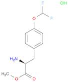 (S)-methyl 2-amino-3-(4-(difluoromethoxy)phenyl)propanoate hydrochloride