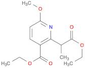 2-pyridineacetic acid, 3-(ethoxycarbonyl)-6-methoxy-α-methyl-, ethyl ester