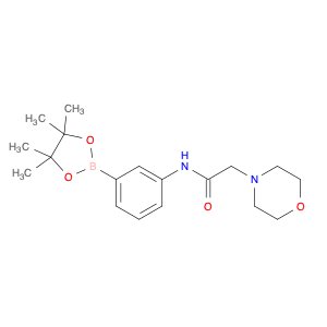N-[3-(4,4,5,5-Tetramethyl-1,3,2-dioxaborolan-2-yl)phenyl]-4-morpholineacetamide