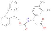 3-((((9H-fluoren-9-yl)methoxy)carbonyl)amino)-3-(3,4-dimethylphenyl)propanoic acid