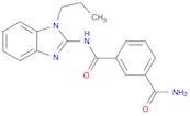 1-N-(1-propyl-1H-1,3-benzodiazol-2-yl)benzene-1,3-dicarboxamide