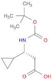 (3R)-3-{[(tert-butoxy)carbonyl]amino}-3-cyclopropylpropanoic acid