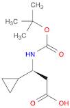 (3S)-3-(tert-butoxycarbonylamino)-3-cyclopropyl-propanoic acid