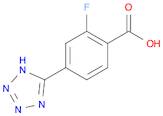 2-fluoro-4-(1H-tetrazol-5-yl)benzoic acid